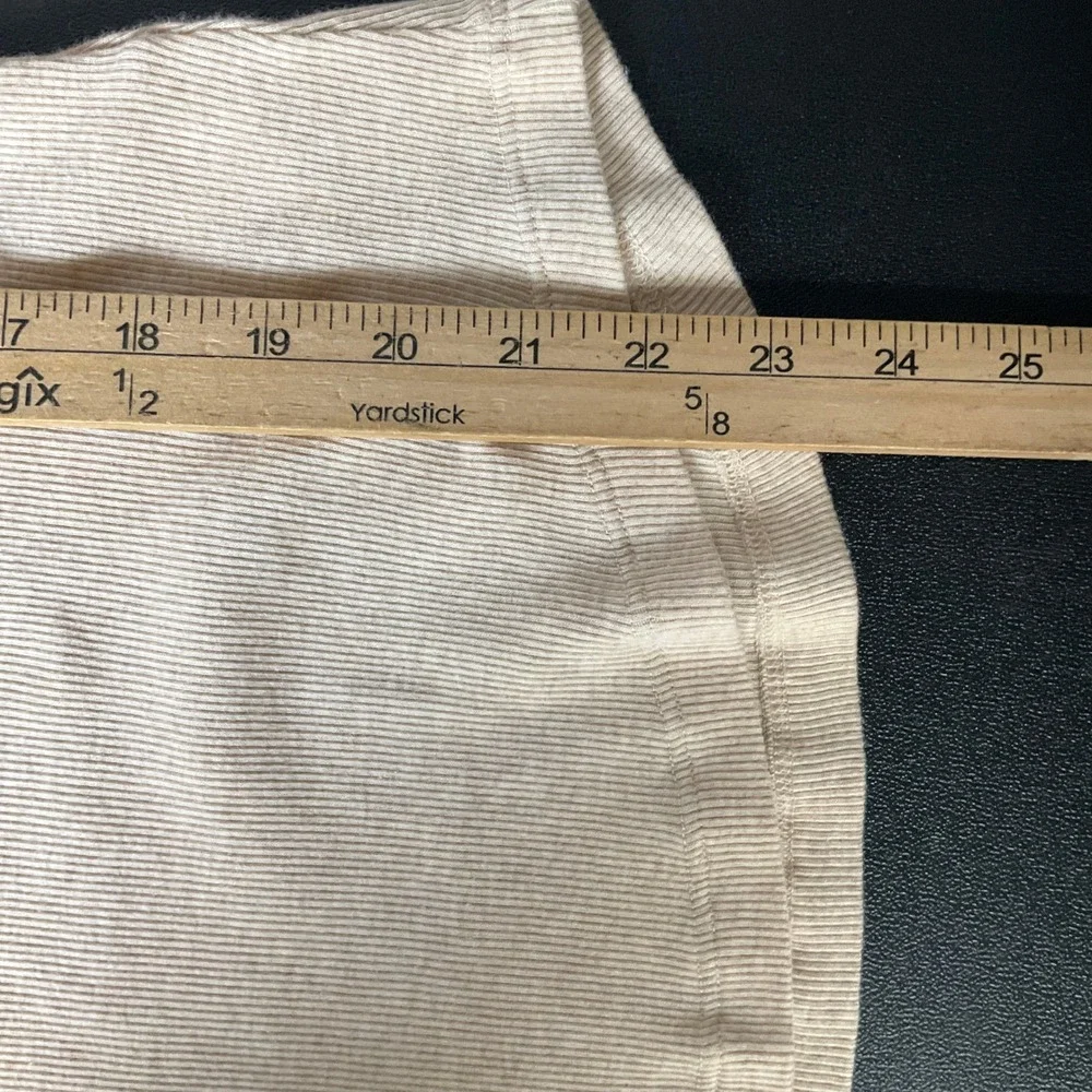 Ulla Johnson Henley‎ Top Sz S Cotton Joanne Oatmeal Poplin Puff Sleeve Boho